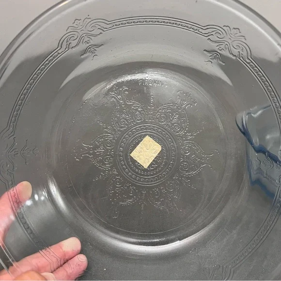 Set Of 2 Fire King Sapphire Blue Philbe Serving/Mixing Bowl 8” & 9” - Picture 2 of 10